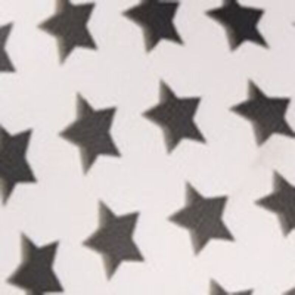 WILD PAIR Womens Black Stars 1" Platform Slyde Toe Slip On Slide Sandals 5 M - Picture 4 of 4